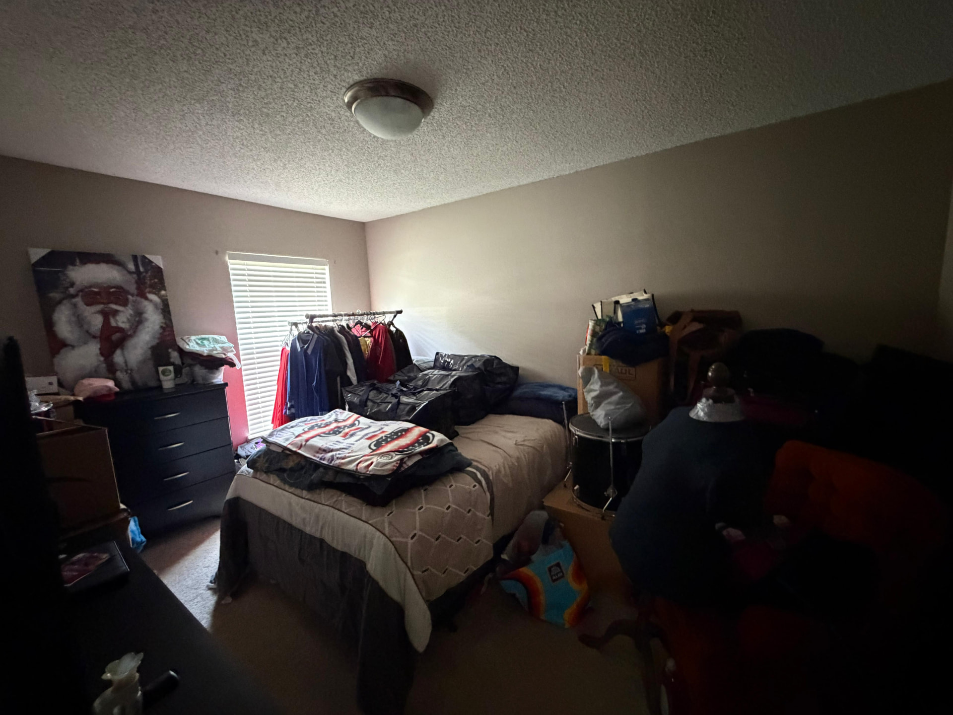 Bedroom before remodeling at 5112 Laval Dr