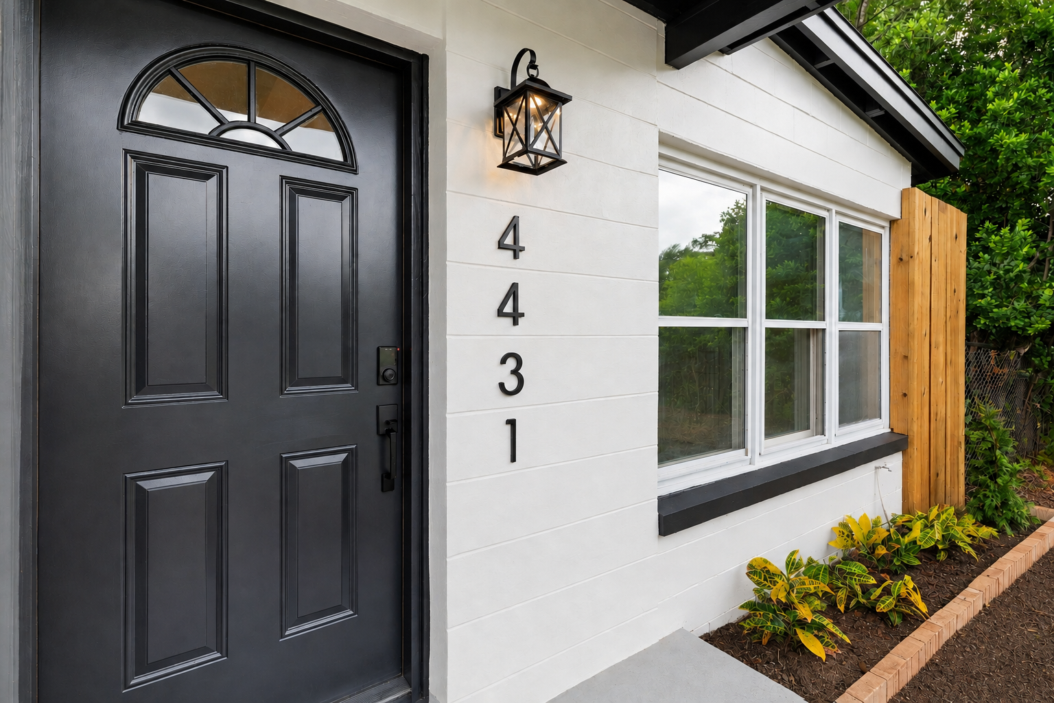 Entrance after remodeling at 4431 Southmore Dr
